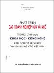 VV00024413_Phat trien cac doanh nghiep vua va nho trong linh vuc khoa hoc cong nghe Kinh nghiem Hungary va van dung vao Viet Nam_2006.pdf.jpg